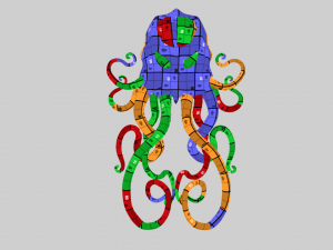 Cthulhu door knocker 3D Model