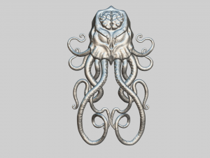 Cthulhu door knocker 3D Model