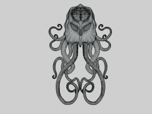 Cthulhu door knocker 3D Model