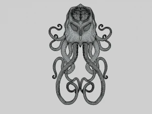 Cthulhu door knocker 3D Model