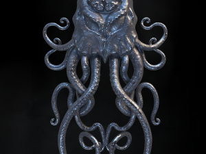 Cthulhu door knocker 3D Model