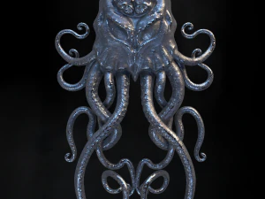 Cthulhu door knocker 3D Model