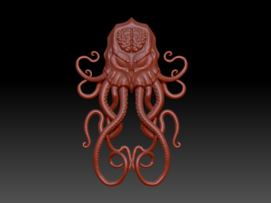 Cthulhu door knocker 3D Model
