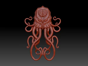 Cthulhu door knocker 3D Model