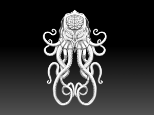 Cthulhu door knocker 3D Model