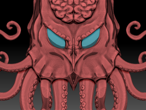 Cthulhu door knocker 3D Model