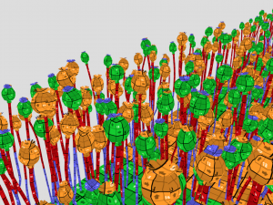 Poppy field 3D-Modell