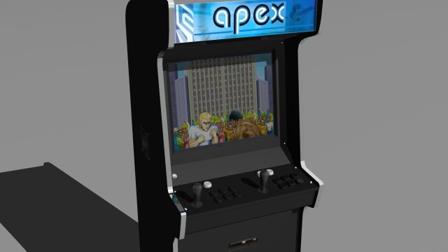apex arcade machine 3D Model .c4d .max .obj .3ds .fbx .stl .blend 