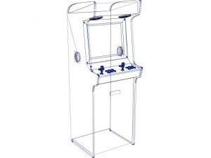 apex arcade machine 3D Model