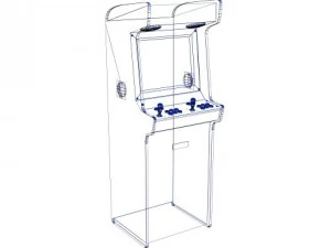 apex arcade machine 3D Model