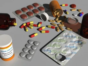 pills and drugs 3D Model