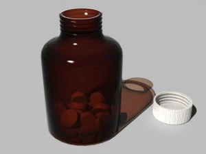p&iacute;lulas e drogas Modelo 3D