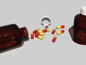 p&iacute;lulas e drogas Modelo 3D