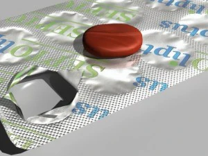 p&iacute;lulas e drogas Modelo 3D