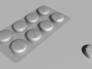 pills and drugs 3D Модель