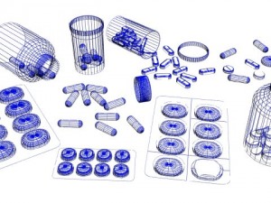 pills and drugs 3D Модель