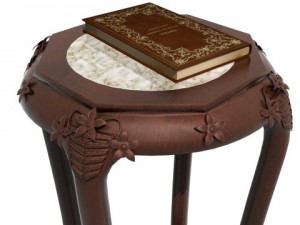 end table with marble top Modelo 3D