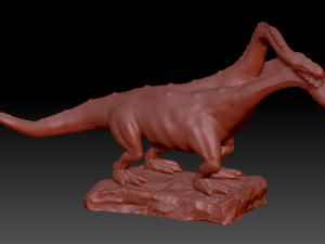 Hydra attacking 3D Model