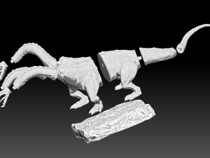 Hydra attacking 3D Model
