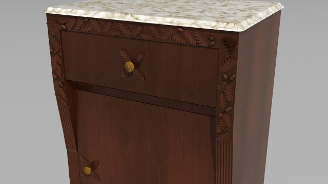 dresser Modèle 3D .c4d .max .obj .3ds .fbx .stl .blend 