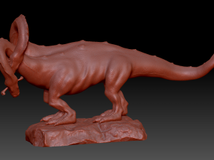 Hydra playing fetch Model 3D