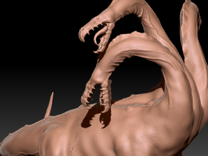 Wounded Hydra Model 3D
