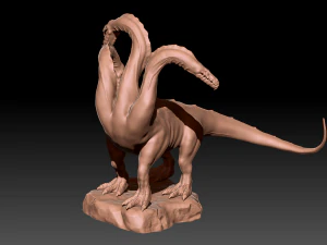 Wounded Hydra 3D Model