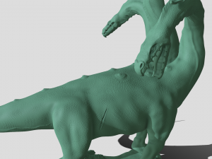 Wounded Hydra 3D Model