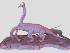 Hydra eating Modelo 3D
