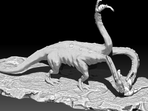 Hydra eating Modelo 3D