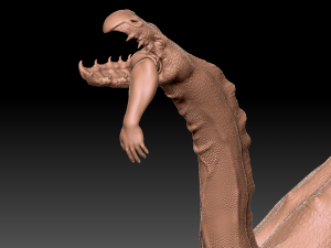 Hydra eating Modelo 3D