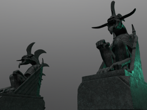 Minas Morgul Gargoyle 3D Модель