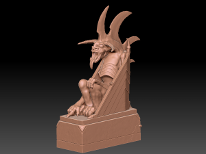 Minas Morgul Gargoyle 3D Модель