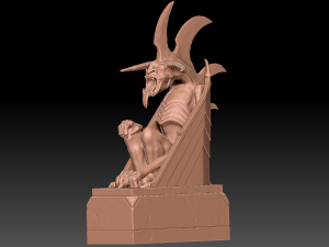 Minas Morgul Gargoyle 3D Модель