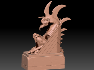 Minas Morgul Gargoyle 3D Модель