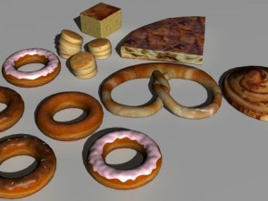 pastery collection 3D Model
