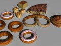 pastery collection Modelo 3D