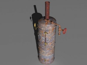 steam boiler Modelo 3D