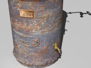 steam boiler Modelo 3D