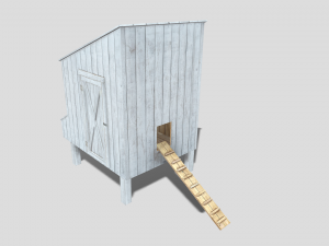 Chicken coop Model 3D