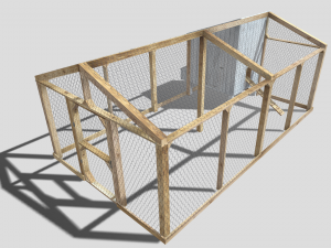 Chicken coop 3D मॉडल