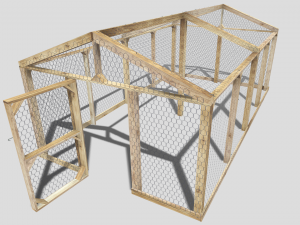 Chicken coop 3D मॉडल