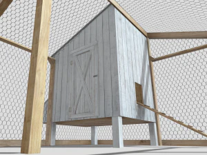 Chicken coop 3D Model