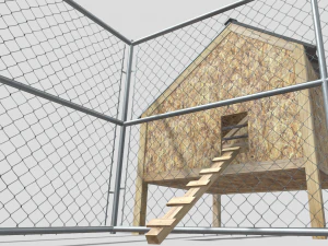 Chicken coop 3D Model