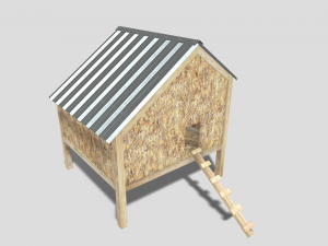 Chicken coop 3D मॉडल