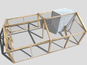 Chicken coop 3D मॉडल