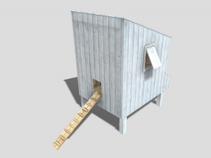 Chicken coop 3D मॉडल