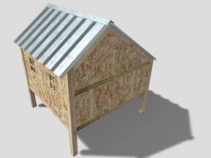 Chicken coop 3D Model