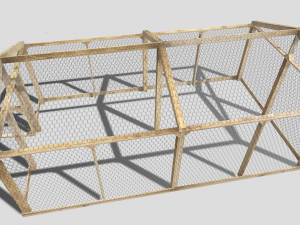 Chicken coop 3D मॉडल