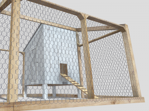 Chicken coop 3D मॉडल